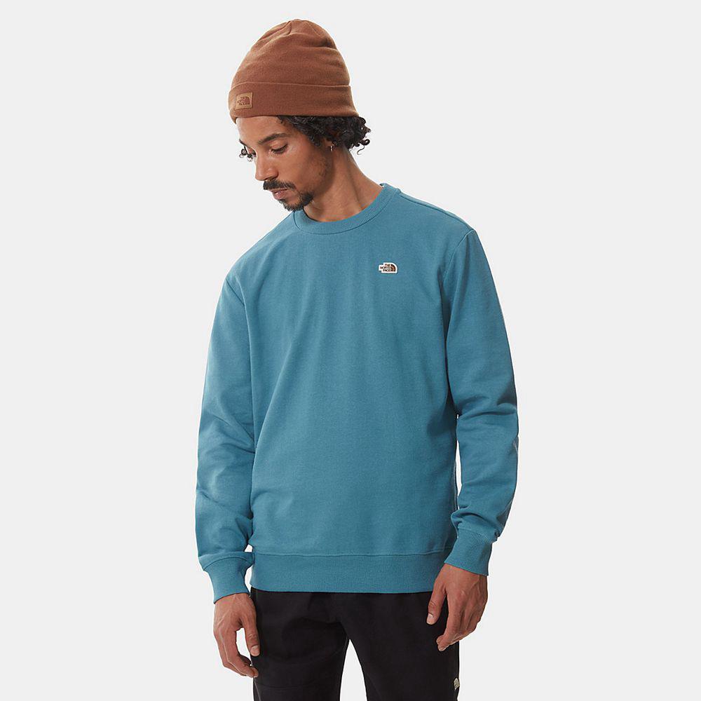 The North Face Scrap Graphic Ανδρικα Πουλόβερ - Μπλε (PXVU58926)